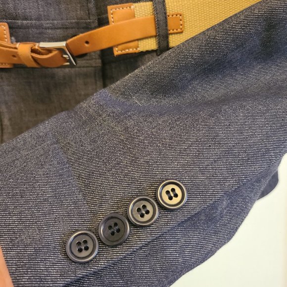 Bcbg denim belted blazer - Picture 6 of 10